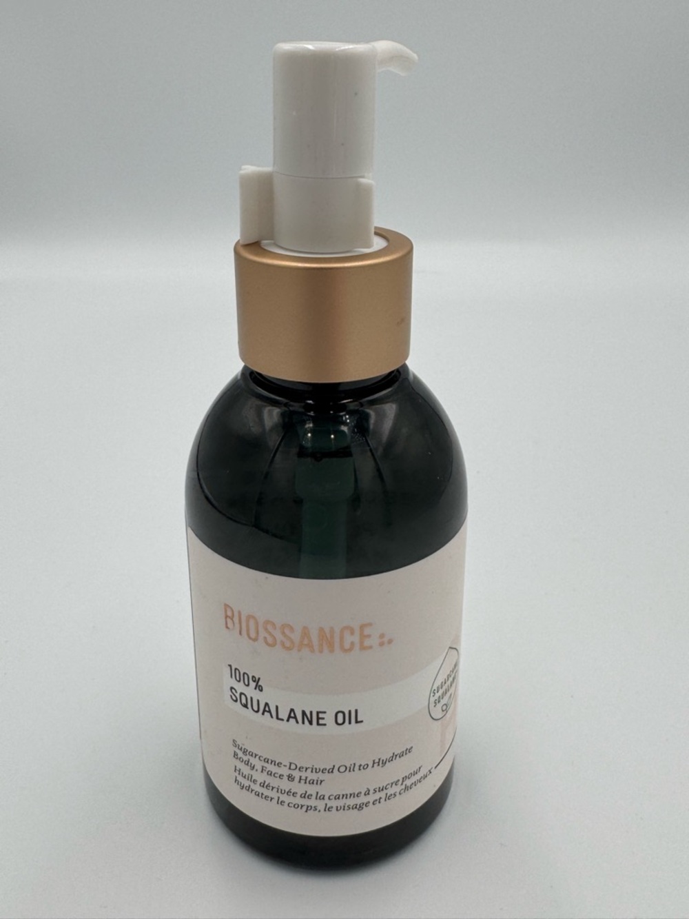 Biossance 100% Squalane Oil 3.4 oz 100 mL Full Size Hydrating Face Body Hair New